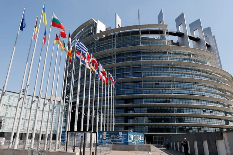 A view of the European Parliament
