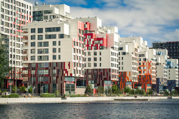 nouveau développement au bord de l’eau