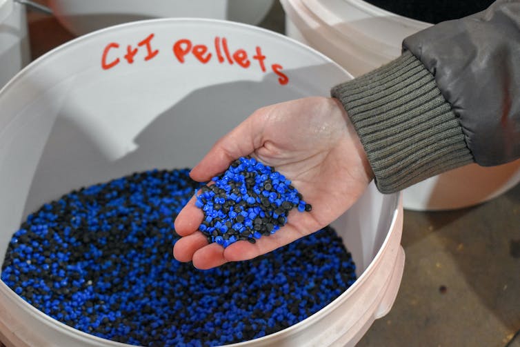 plastic pellets