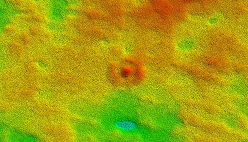 A giant 'bullseye' on the Nullarbor Plain was created by ancient sea life