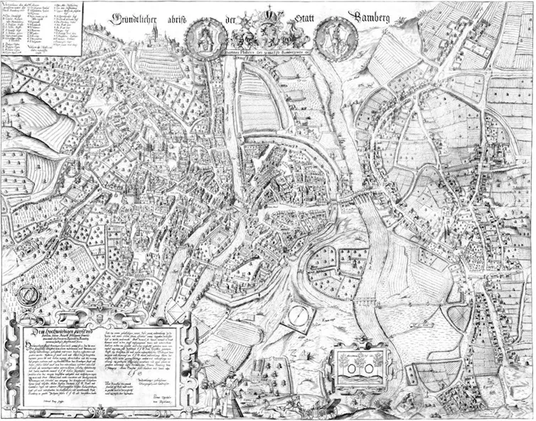 Map of Bamberg
