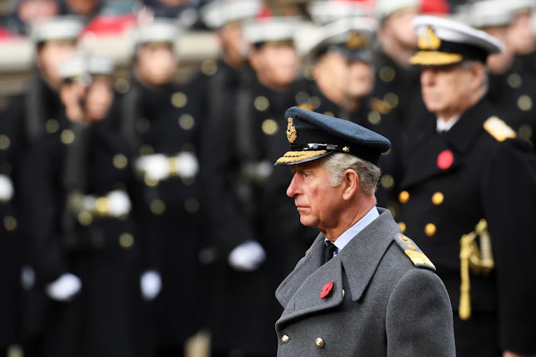 Man in military regalia