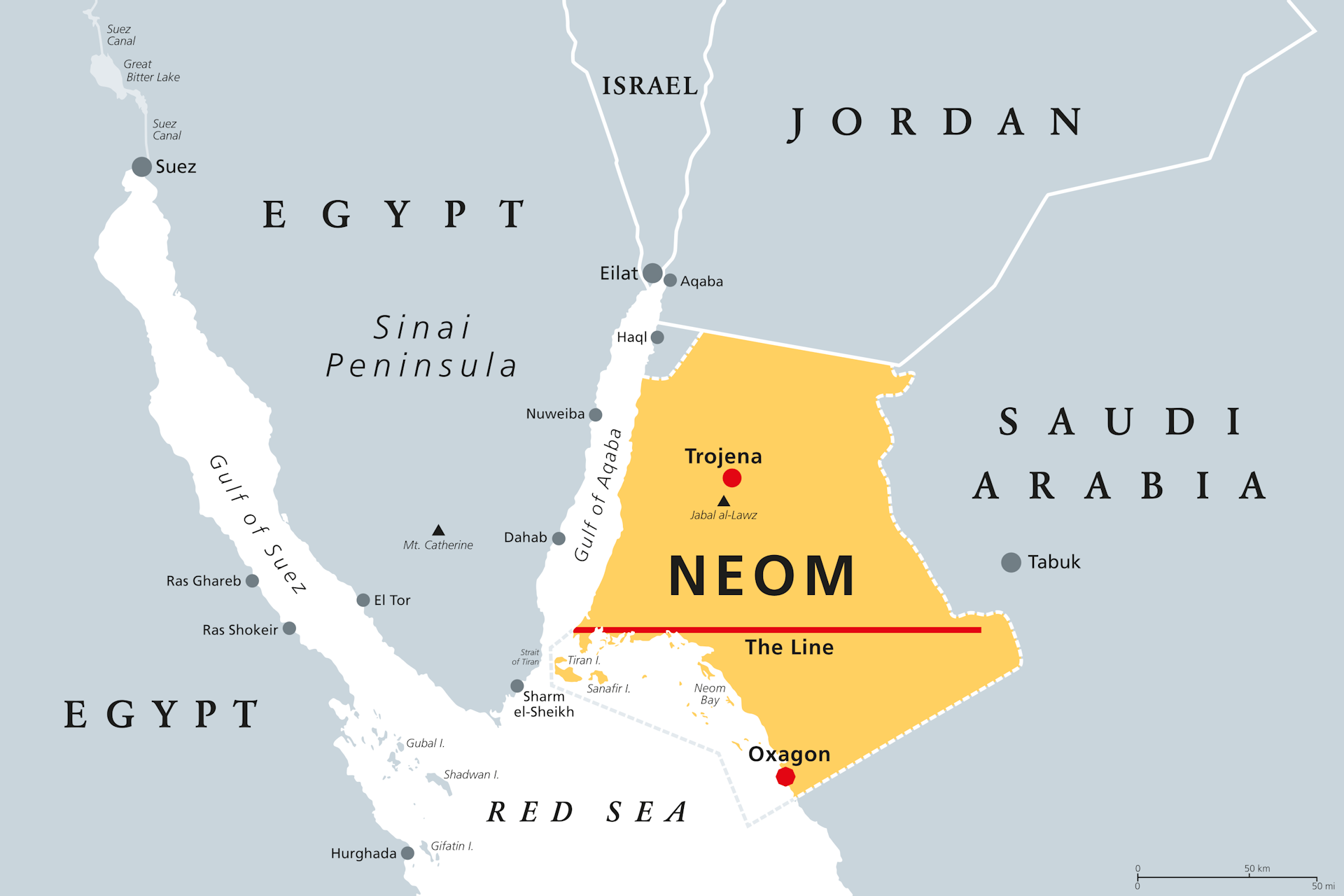 What Is The Line, The 170km-long Mirrored Metropolis Saudi Arabia Is ...