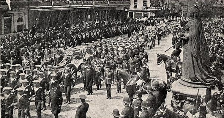 A huge procession.