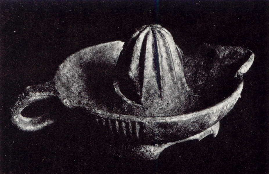 An ancient-looking dish.