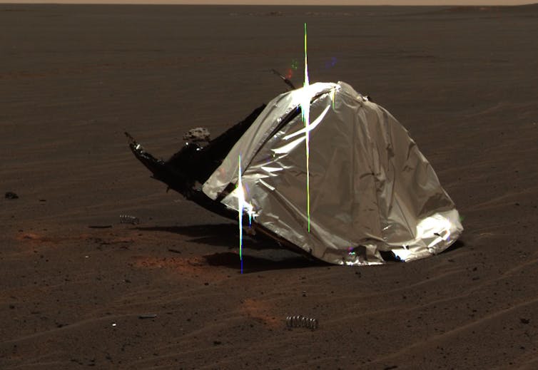 Mars is littered with 15,694 pounds of human trash from 50 years of robotic exploration