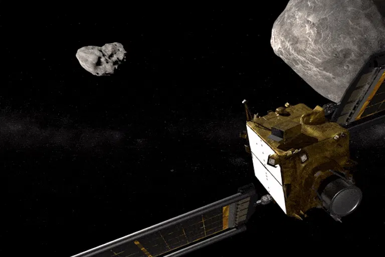 Animation of the Dart mission.