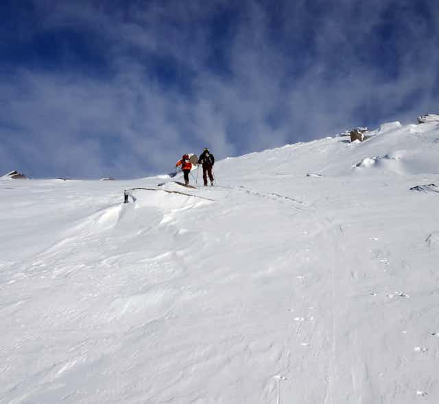 skiers australian alps