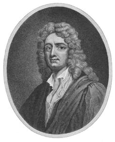 Retrato de un filósofo y escritor británico de los siglos XVII y XVIII.