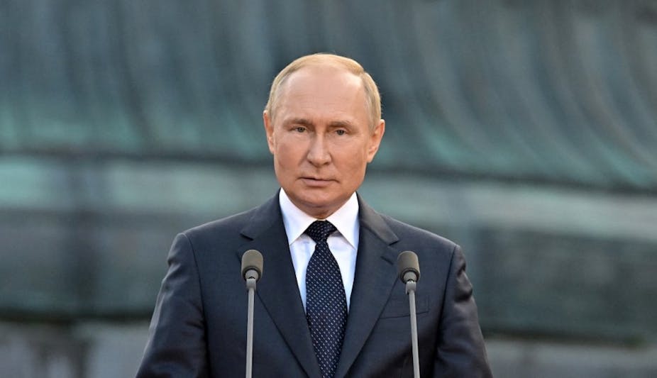 Vladimir Poutine prononce un discours