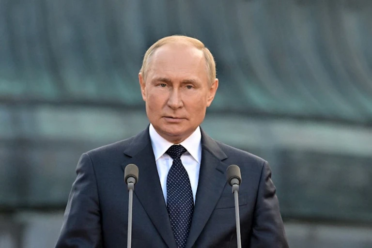 Vladimir Poutine prononce un discours
