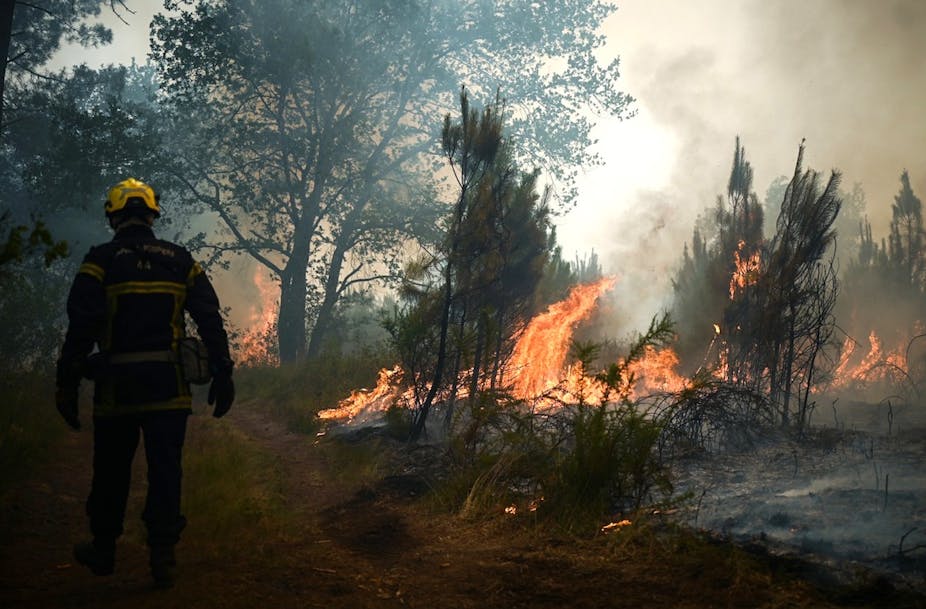 Incendies en Gironde en juillet 2022.