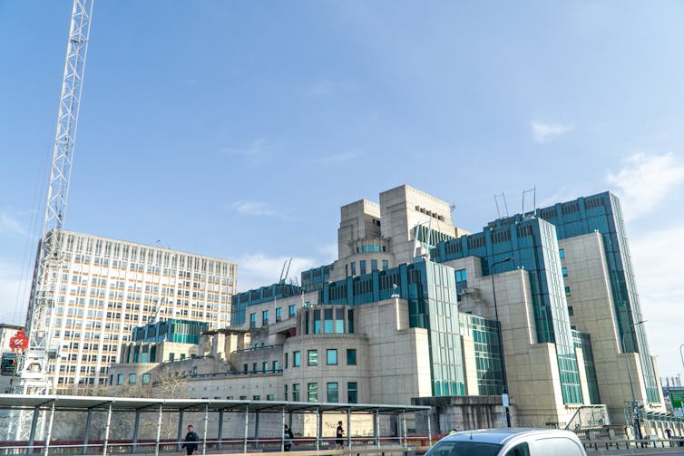 MI6 headquarters on the Albert Enbankment, Vauxhall, London