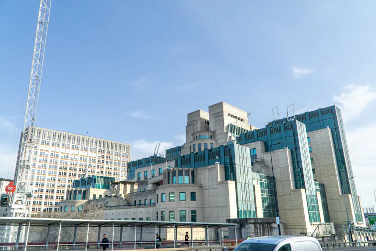 MI6 headquarters on the Albert Enbankment, Vauxhall, London