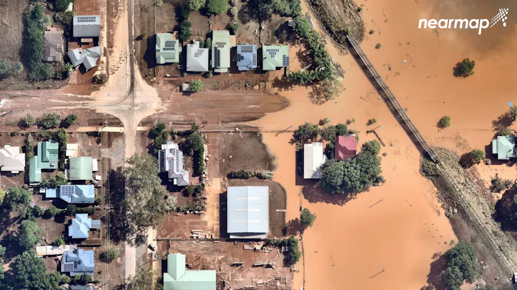 Lismore flooded from above