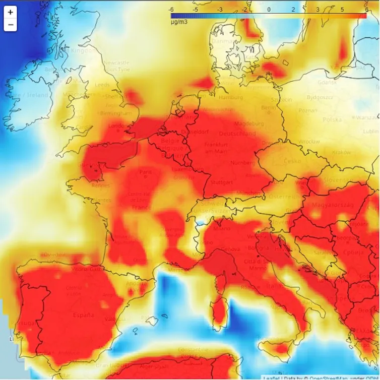 carte d’Europe