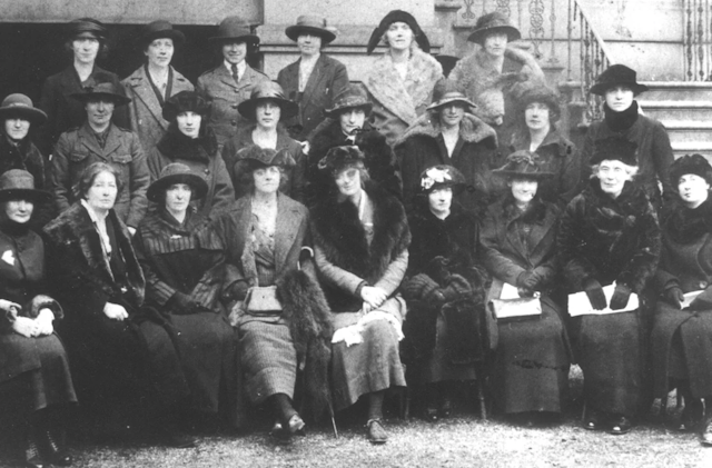 Group shot of a committee of women in 1922.