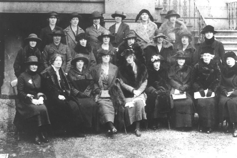 Group shot of a committee of women in 1922.