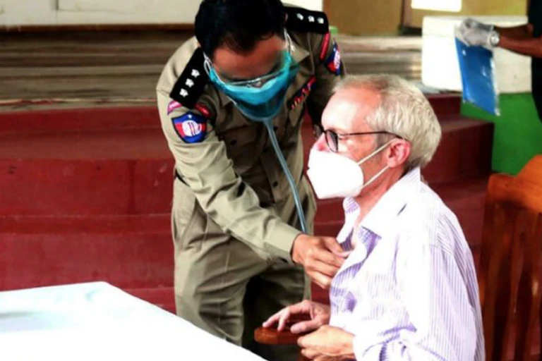 Australian economist Sean Turnell in court.