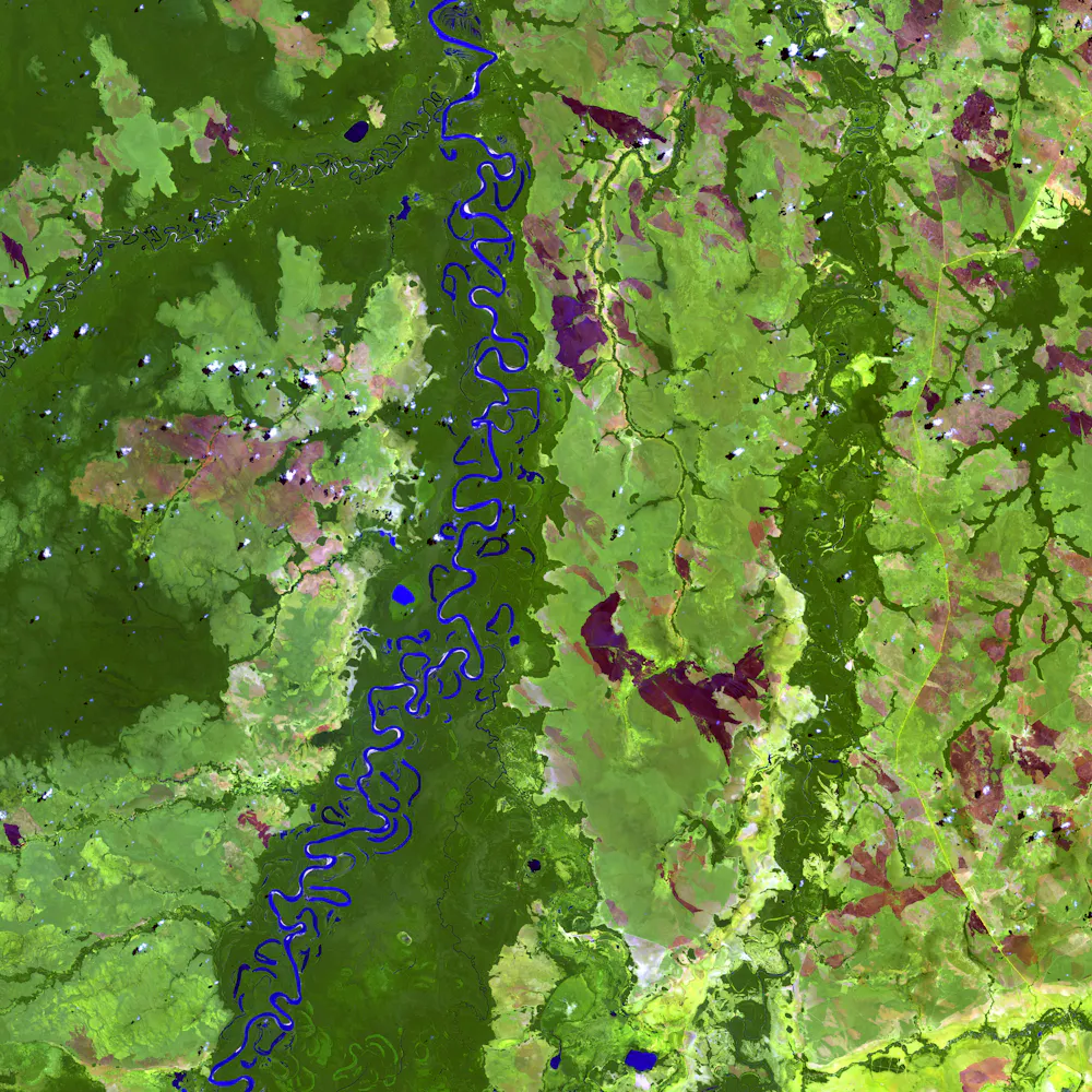 These stunning satellite images look like abstract art…