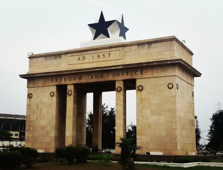 A monument in Ghana 