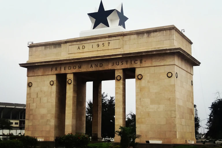 A monument in Ghana