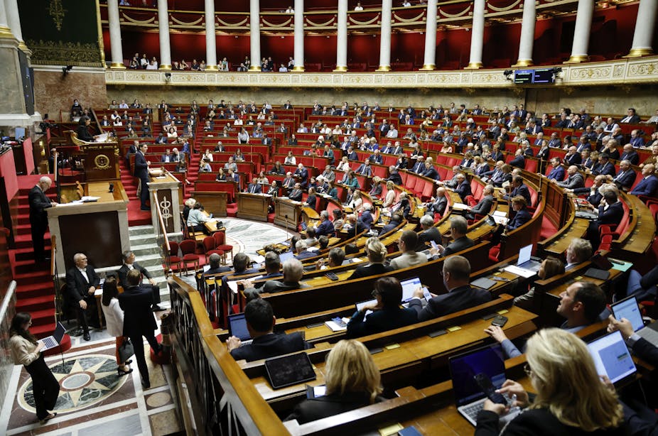 L'assemblée nationale, octobre 2022