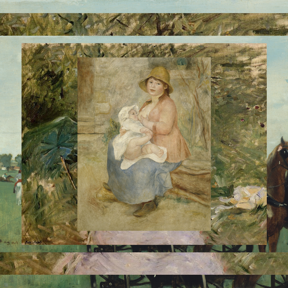Three Impressionist paintings that give an insight into the complicated  history of breastfeeding in the 19th century