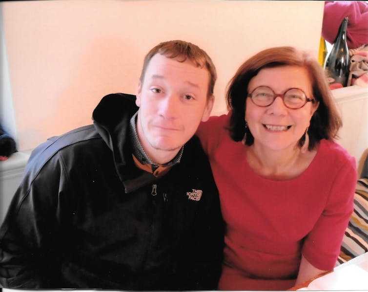 Pat Hudson and her son Kevin