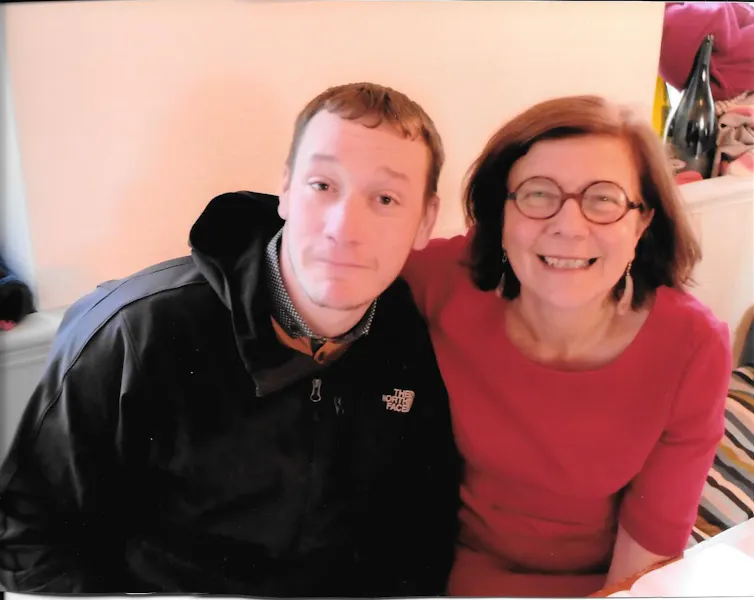 Pat Hudson and her son Kevin