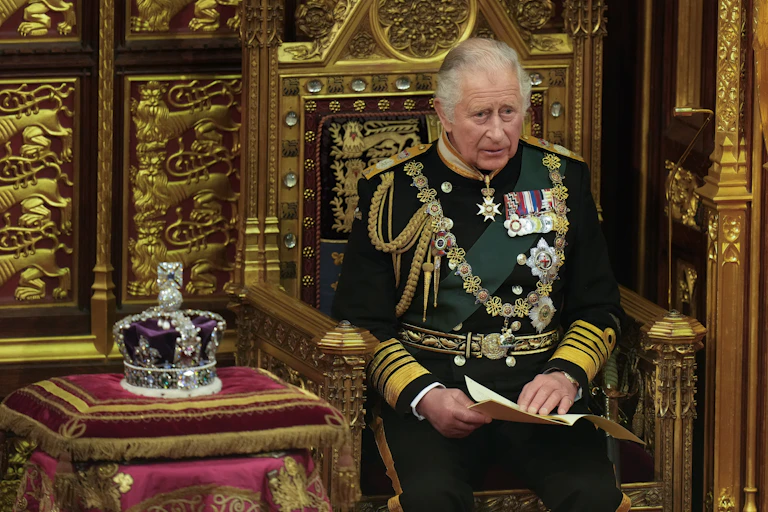 Chales and a crown