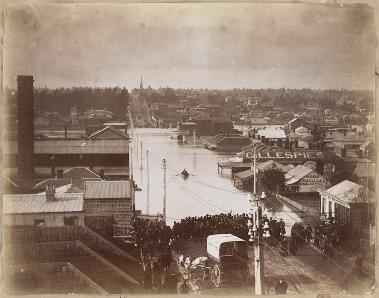 flood melbourne 1891