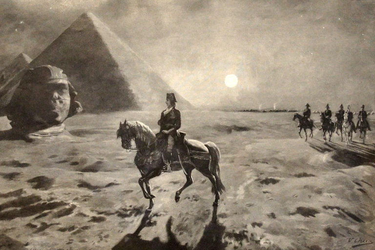 Napoléon en Egypte, par Ulpiano Checa.