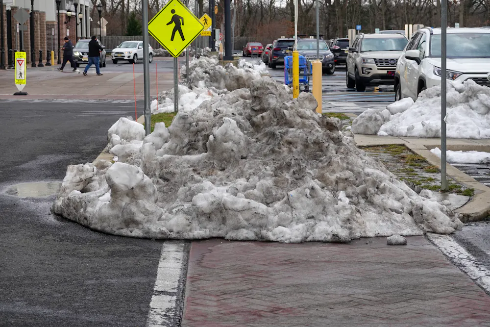 Snow can spread and worsen the effects of pollutants in the environment