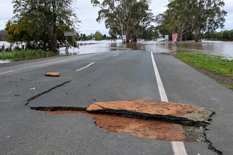 potholes and road damage rain