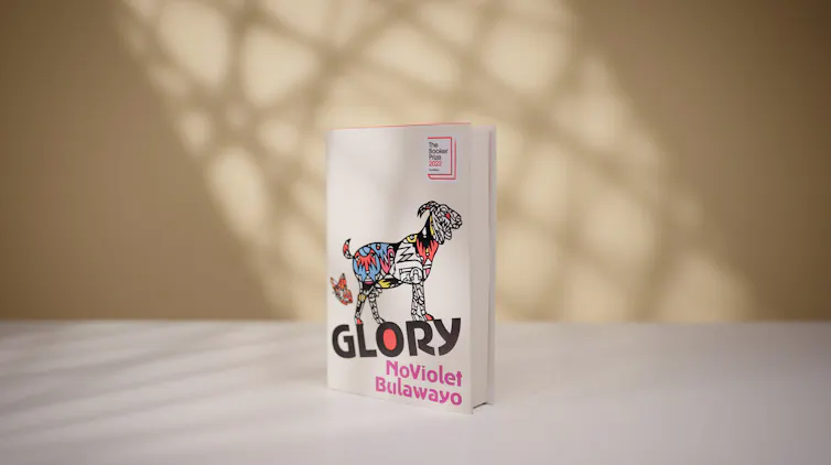 Book with goat on cover.