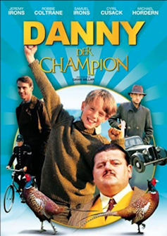 A cover of a DVD film called Danny Champion of the World.