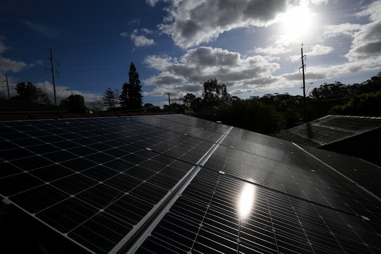 solar panels in low light