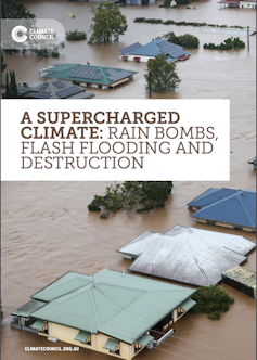 Cover of the report A Supercharged Climate