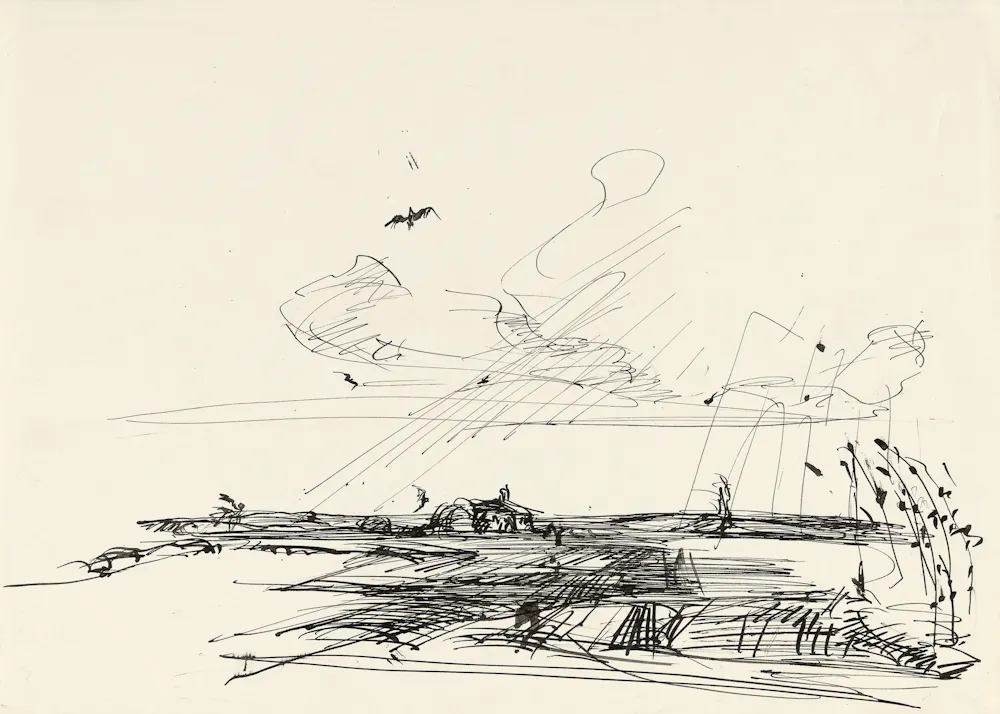 Explosive Pockets Fred Williams is known for his landscapes. But his drawings are little ...