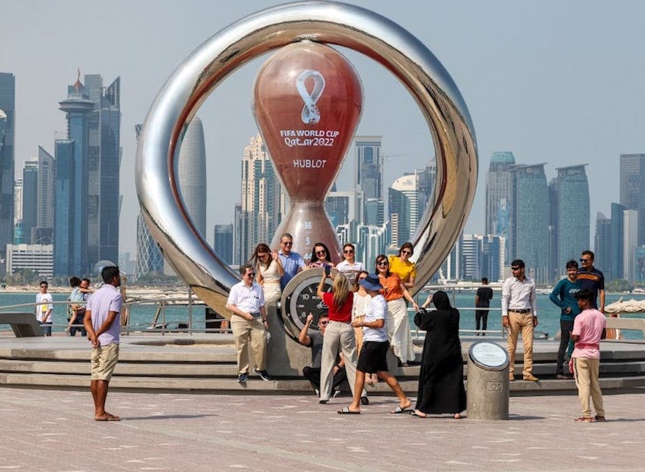 Touristes au Qatar