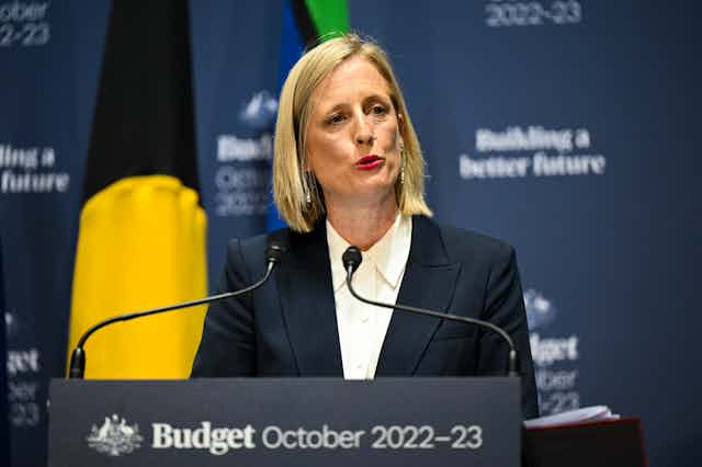 Australian Finance Minister and Minister for Women Katy Gallagher