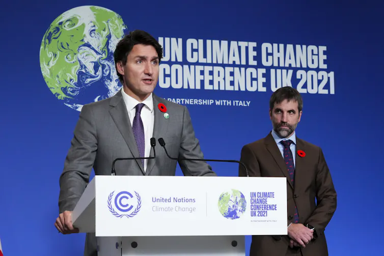 Justin Trudeau et Steven Guilbeault