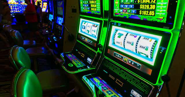 Pokies, also known as electronic gaming machines. 