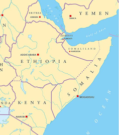 Map of East Africa