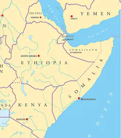 Map of East Africa