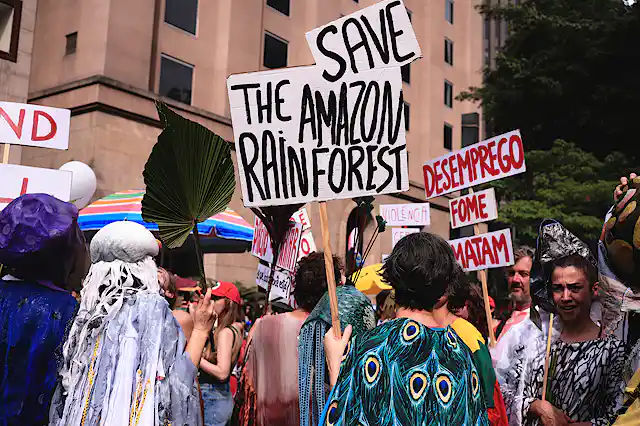 Brazil Amazon Protest Lula's victory in Brazil comes just in time to save the Amazon – can he ...