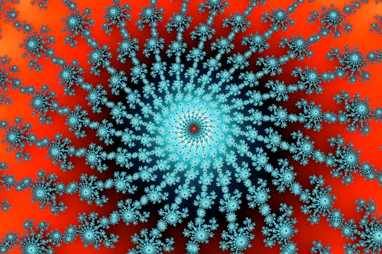 Image containing fractals, never-ending patterns.