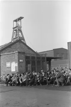 Grève des mineurs le 5 mars 1963 à Forbach (Moselle)