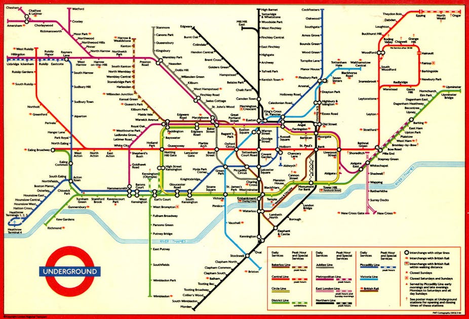 map of london tube system Sublime Design The London Underground Map map of london tube system
